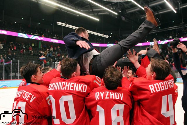 Photo hockey match Russia - United States of America le 22/01/2020