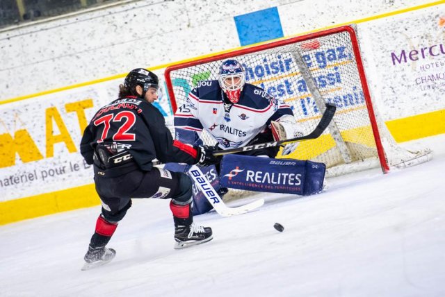 Photo hockey match Chamonix  - Angers  le 24/01/2020