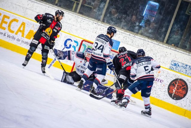 Photo hockey match Chamonix  - Angers  le 24/01/2020