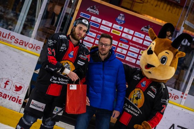 Photo hockey match Chamonix  - Angers  le 24/01/2020