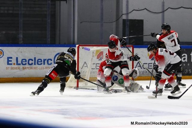 Photo hockey match Rouen - Mulhouse le 26/01/2020