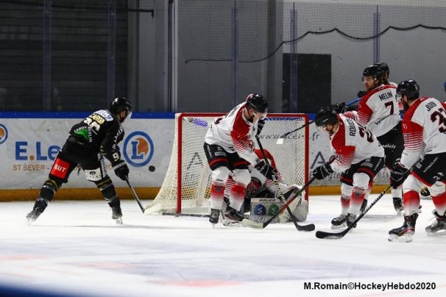Photo hockey match Rouen - Mulhouse le 26/01/2020