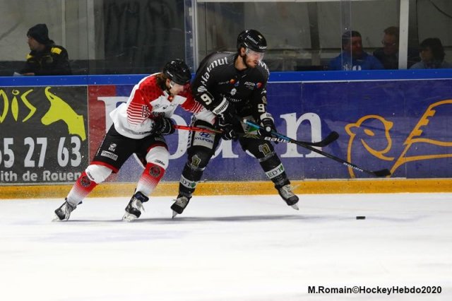Photo hockey match Rouen - Mulhouse le 26/01/2020