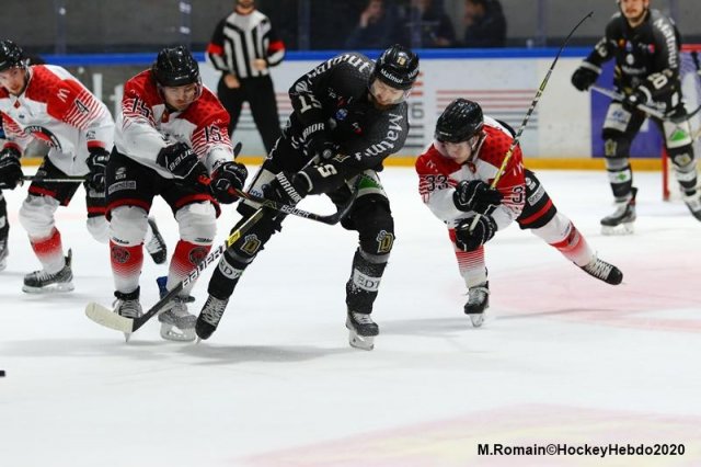 Photo hockey match Rouen - Mulhouse le 26/01/2020