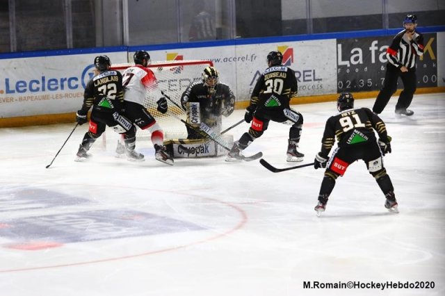 Photo hockey match Rouen - Mulhouse le 26/01/2020