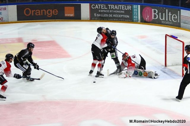 Photo hockey match Rouen - Mulhouse le 26/01/2020