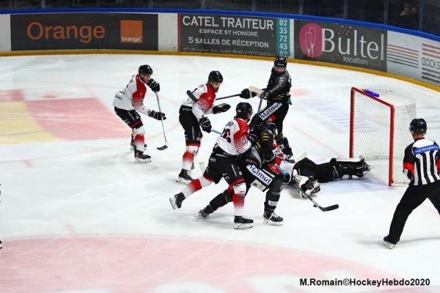 Photo hockey match Rouen - Mulhouse le 26/01/2020