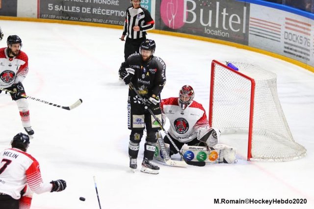 Photo hockey match Rouen - Mulhouse le 26/01/2020