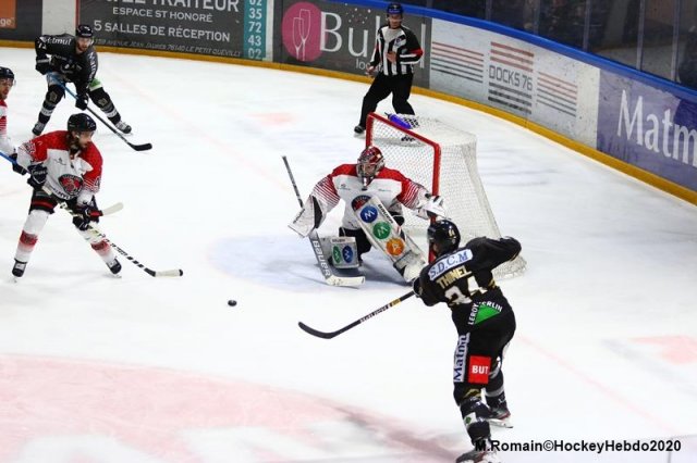Photo hockey match Rouen - Mulhouse le 26/01/2020
