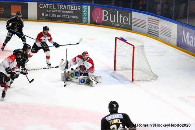 Photo hockey match Rouen - Mulhouse le 26/01/2020