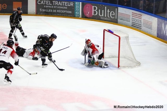 Photo hockey match Rouen - Mulhouse le 26/01/2020