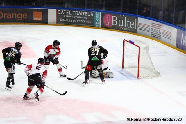 Photo hockey match Rouen - Mulhouse le 26/01/2020
