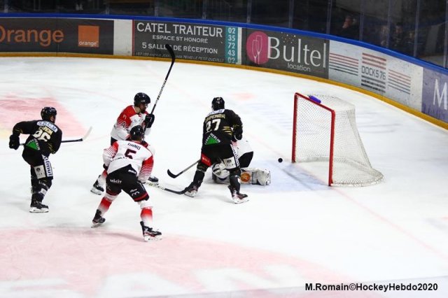 Photo hockey match Rouen - Mulhouse le 26/01/2020