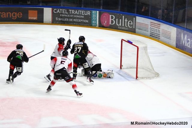 Photo hockey match Rouen - Mulhouse le 26/01/2020