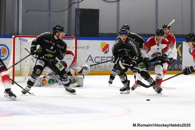 Photo hockey match Rouen - Mulhouse le 26/01/2020
