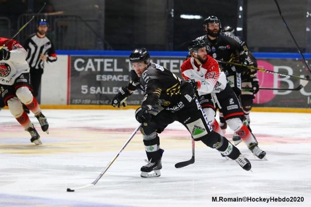 Photo hockey match Rouen - Mulhouse le 26/01/2020