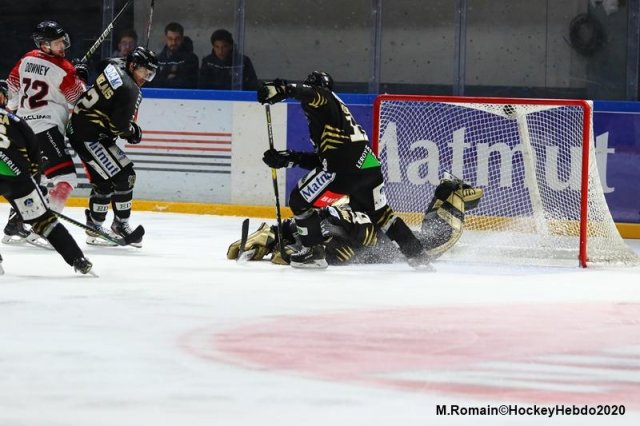 Photo hockey match Rouen - Mulhouse le 26/01/2020