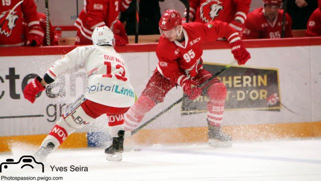 Photo hockey match Lausanne - Rapperswil-Jona le 28/01/2020