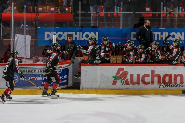 Photo hockey match Amiens  - Grenoble  le 28/01/2020