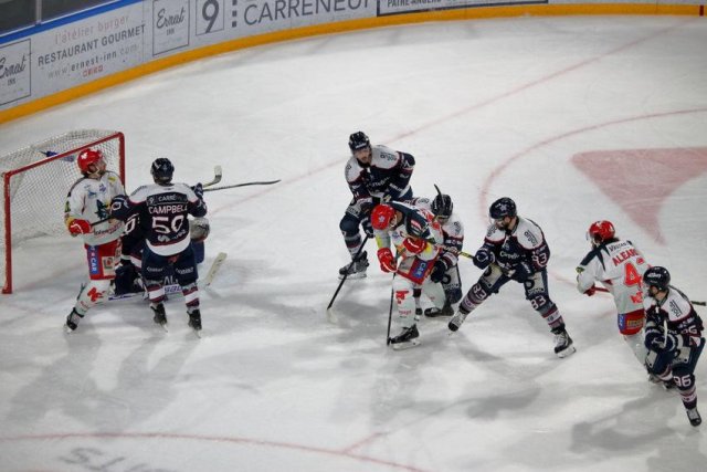 Photo hockey match Angers  - Grenoble  le 10/01/2020