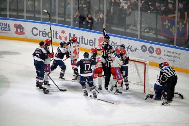 Photo hockey match Angers  - Grenoble  le 10/01/2020
