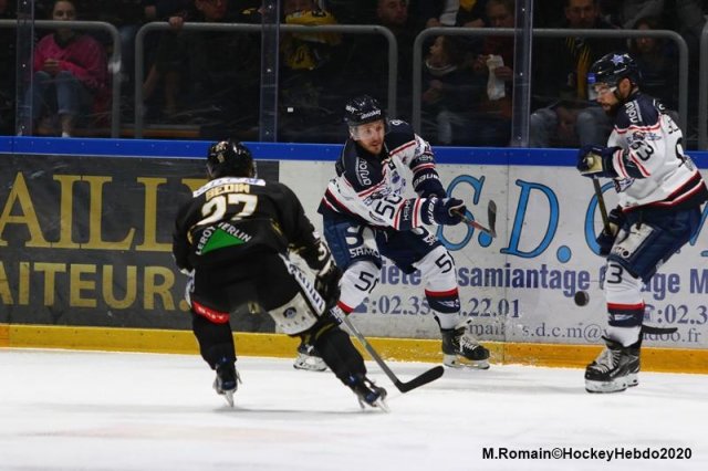 Photo hockey match Rouen - Angers  le 11/02/2020