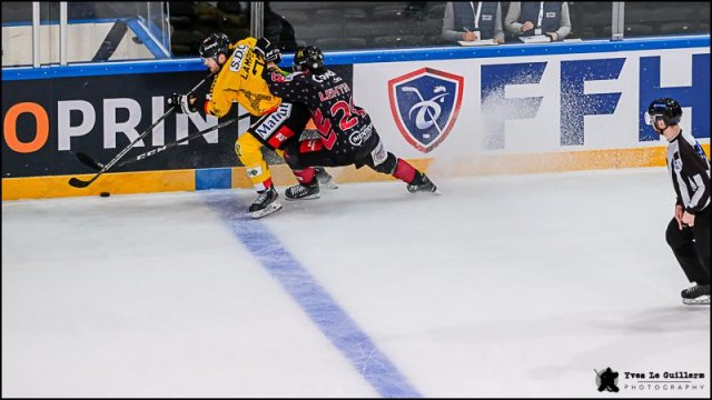 Photo hockey match Rouen - Amiens  le 16/02/2020