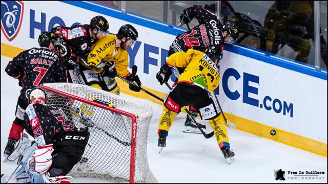 Photo hockey match Rouen - Amiens  le 16/02/2020