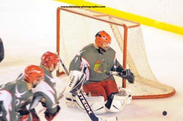 Photo hockey match Cergy-Pontoise - Caen  le 14/04/2009