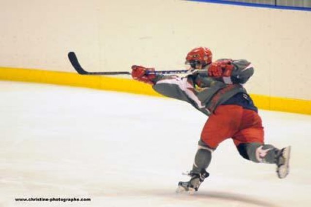 Photo hockey match Cergy-Pontoise - Caen  le 14/04/2009