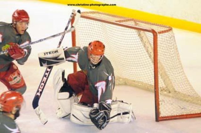 Photo hockey match Cergy-Pontoise - Caen  le 14/04/2009