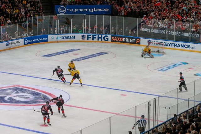 Photo hockey match Rouen - Amiens  le 16/02/2020