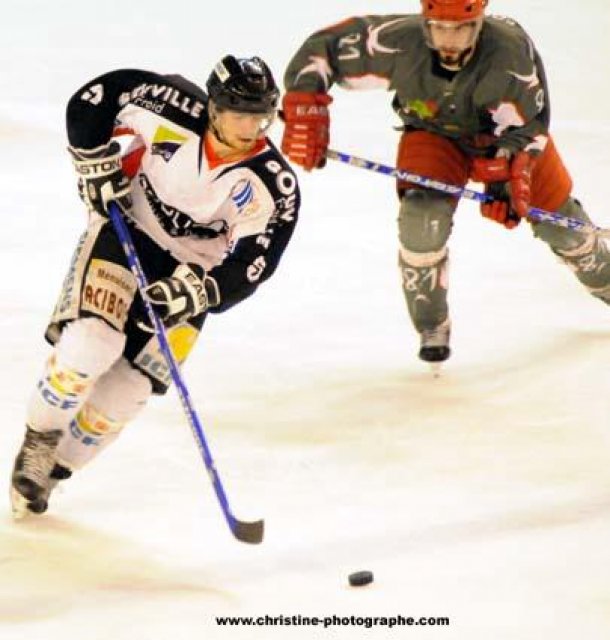 Photo hockey match Cergy-Pontoise - Caen  le 14/04/2009