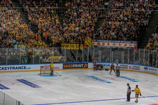 Photo hockey match Rouen - Amiens  le 16/02/2020