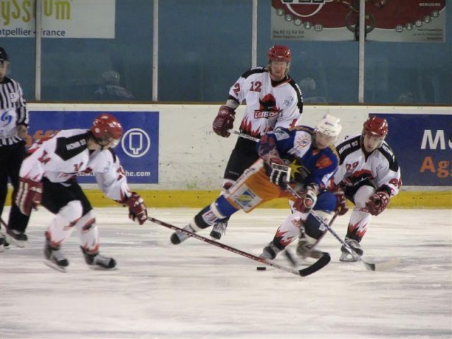 Photo hockey match Montpellier  - Neuilly/Marne le 05/04/2008
