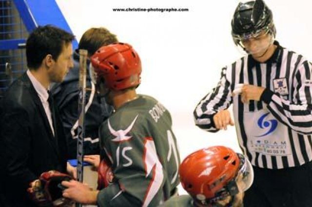 Photo hockey match Cergy-Pontoise - Caen  le 14/04/2009