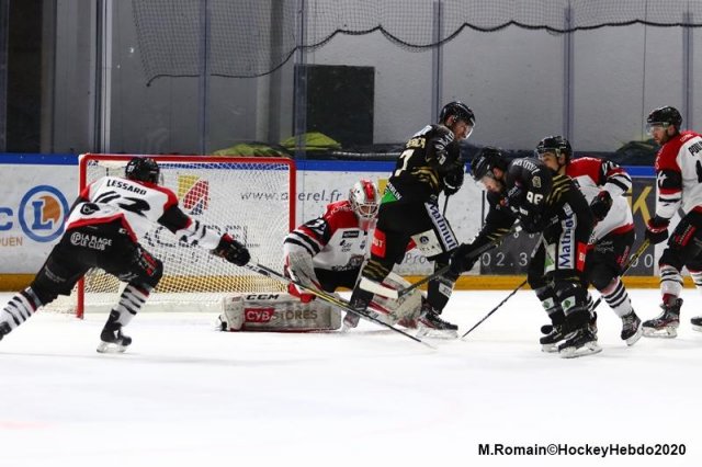 Photo hockey match Rouen - Bordeaux le 18/02/2020