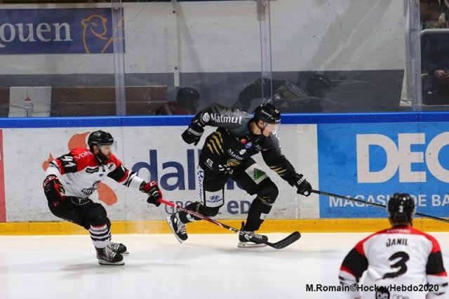 Photo hockey match Rouen - Bordeaux le 18/02/2020