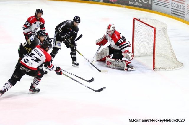 Photo hockey match Rouen - Bordeaux le 18/02/2020