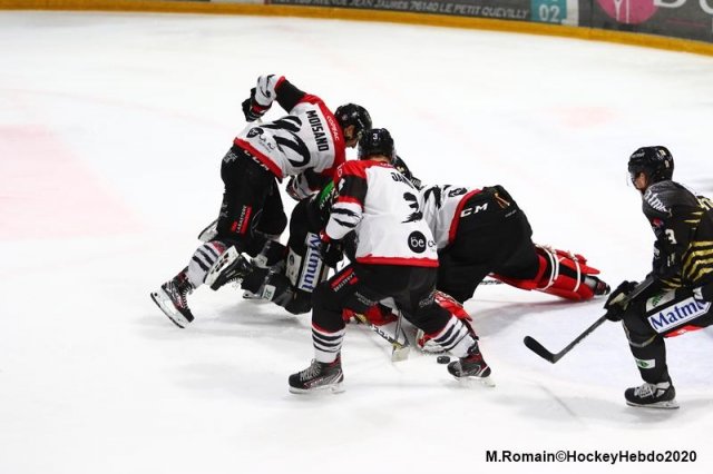 Photo hockey match Rouen - Bordeaux le 18/02/2020