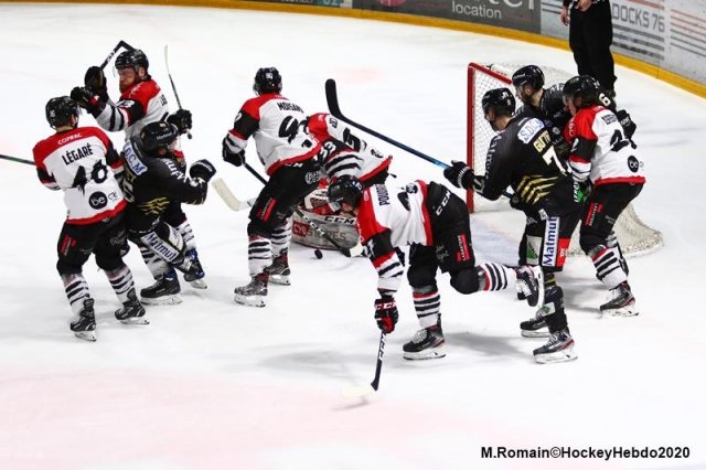 Photo hockey match Rouen - Bordeaux le 18/02/2020