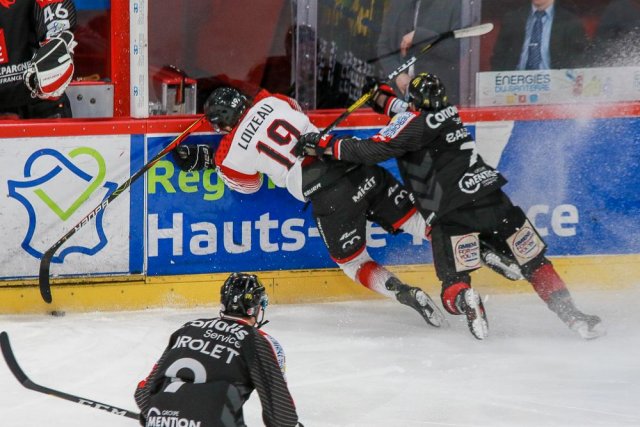 Photo hockey match Amiens  - Mulhouse le 03/03/2020