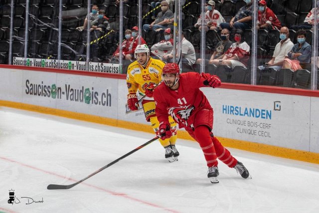 Photo hockey match Lausanne - Bienne le 21/08/2020