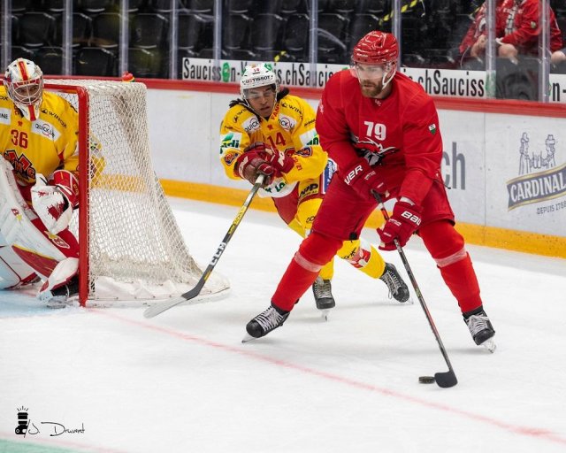 Photo hockey match Lausanne - Bienne le 21/08/2020
