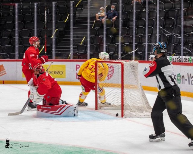 Photo hockey match Lausanne - Bienne le 21/08/2020