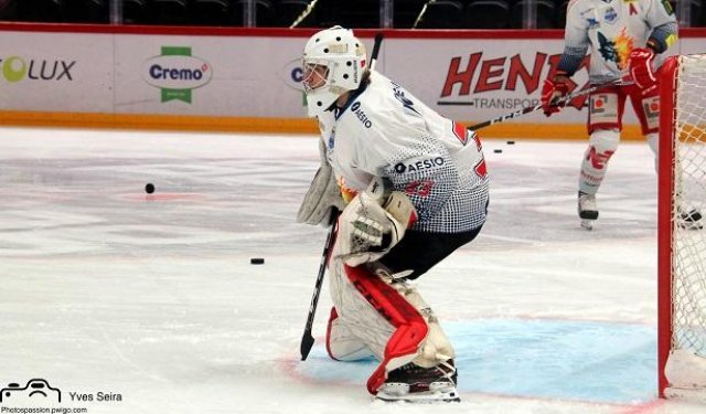 Photo hockey match Lausanne - Grenoble  le 17/09/2020