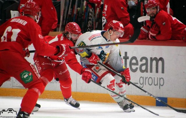 Photo hockey match Lausanne - Grenoble  le 17/09/2020