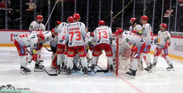 Photo hockey match Lausanne - Grenoble  le 17/09/2020