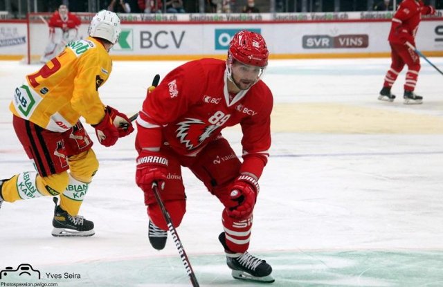 Photo hockey match Lausanne - Langnau le 01/10/2020