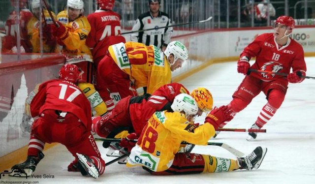 Photo hockey match Lausanne - Langnau le 01/10/2020
